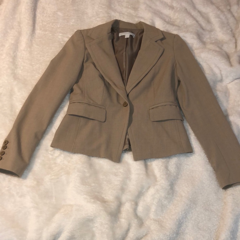 New York & company Blazer Suit Jacket light brown